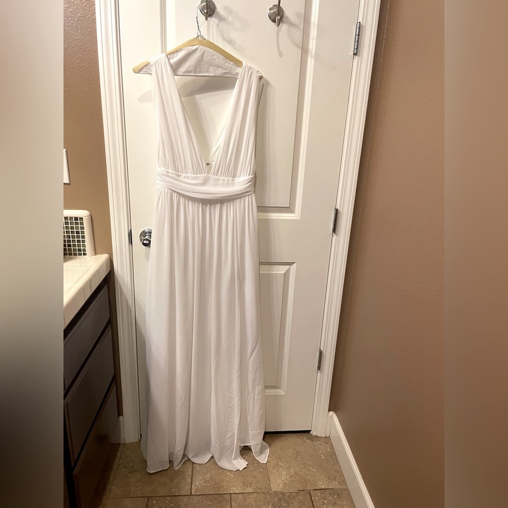 Beautiful White Lulu dress